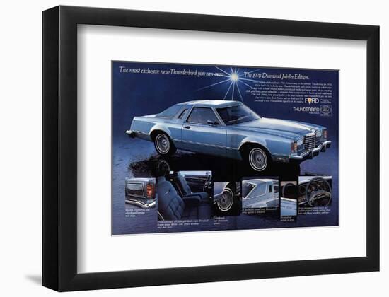 1978Thunderbird Jubilee Edition-null-Framed Art Print