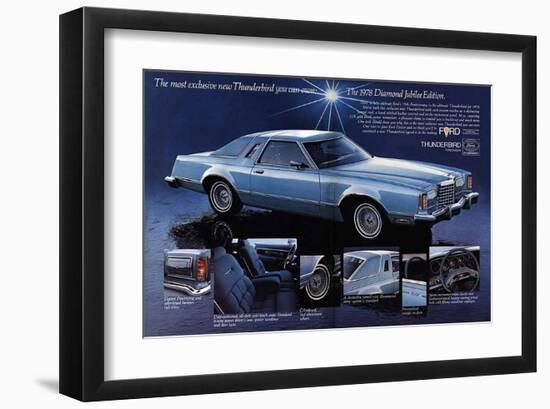 1978Thunderbird Jubilee Edition-null-Framed Art Print