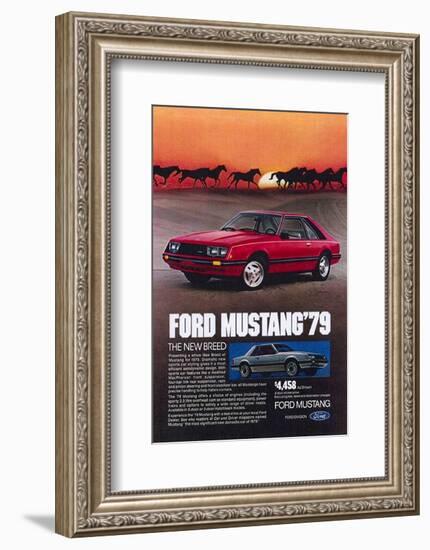 1979 Mustang - New Breed-null-Framed Art Print