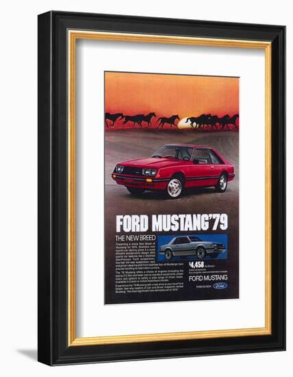 1979 Mustang - New Breed-null-Framed Art Print