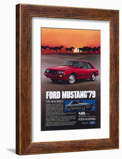 1979 Mustang - New Breed-null-Framed Art Print