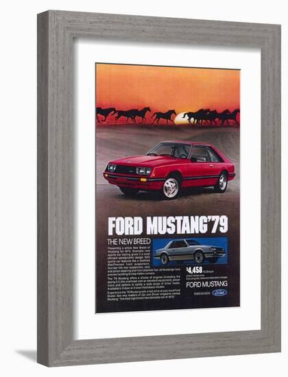 1979 Mustang - New Breed-null-Framed Art Print