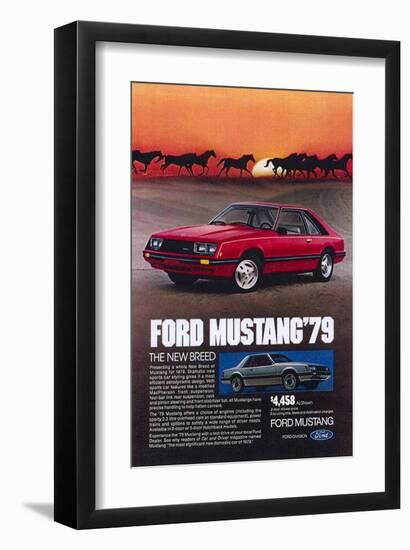 1979 Mustang - New Breed-null-Framed Art Print