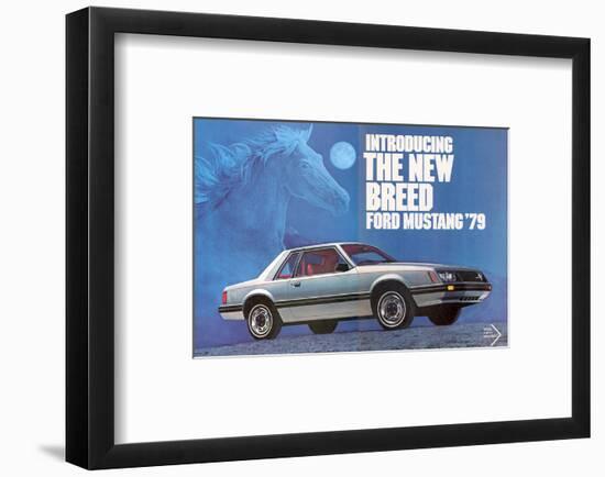 1979 Mustang - the New Breed-null-Framed Art Print