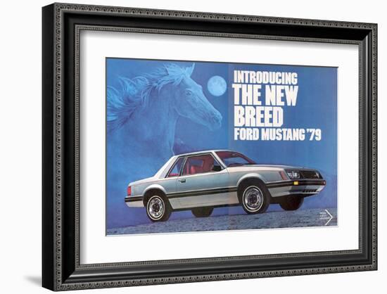 1979 Mustang - the New Breed-null-Framed Art Print