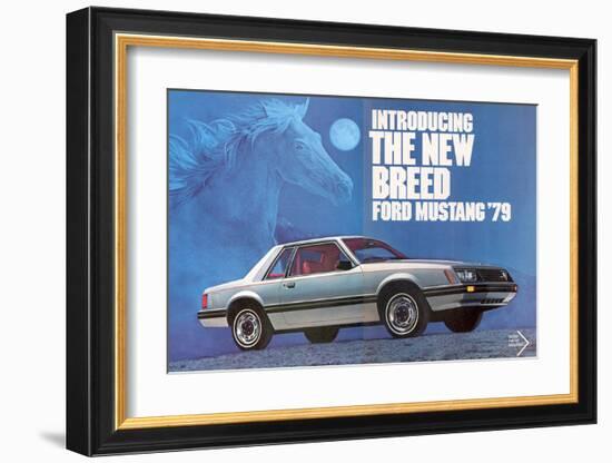 1979 Mustang - the New Breed-null-Framed Art Print