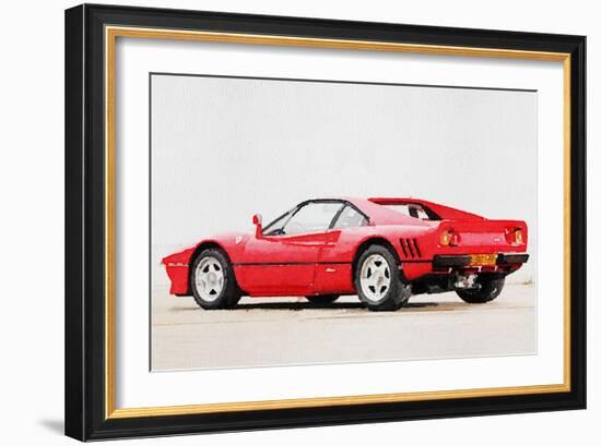 1980 Ferrari 288 GTO Watercolor-NaxArt-Framed Art Print