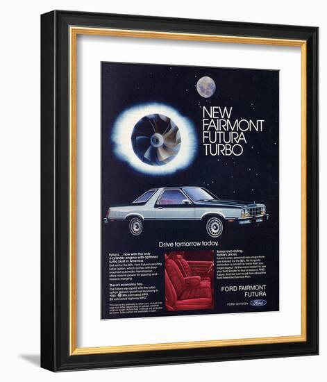 1980 Ford Fairmont Futuraturbo-null-Framed Art Print