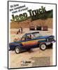 1980 Jeep Truck - Honcho-null-Mounted Art Print