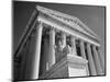 1980s Federal Supreme Court Building Low Angle Front Shot Washington DC-null-Mounted Photographic Print
