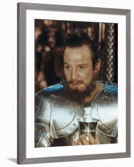 , 1981 --- British actor Liam Neeson as Gawain in the, 1981 film "Excalibur", directed by British d-null-Framed Photo