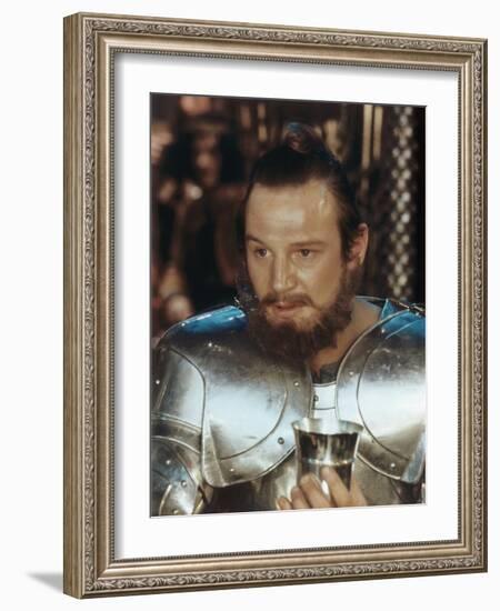 , 1981 --- British actor Liam Neeson as Gawain in the, 1981 film "Excalibur", directed by British d-null-Framed Photo