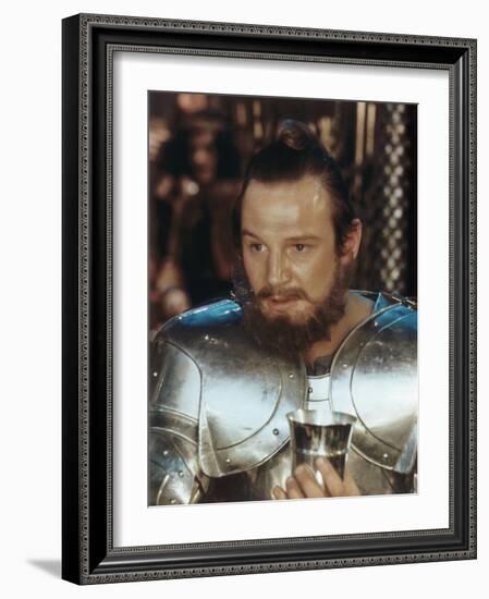 , 1981 --- British actor Liam Neeson as Gawain in the, 1981 film "Excalibur", directed by British d-null-Framed Photo