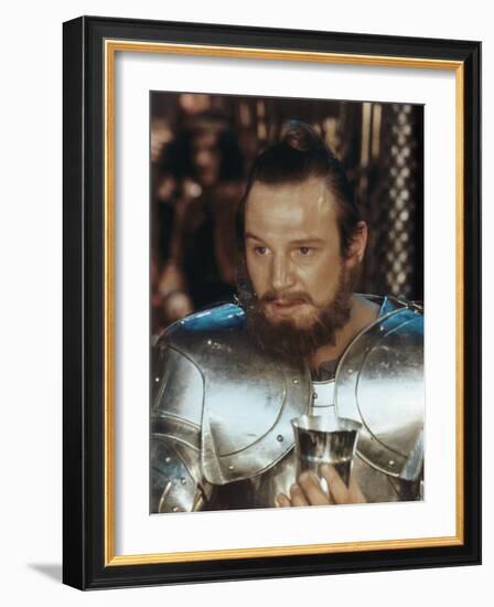 , 1981 --- British actor Liam Neeson as Gawain in the, 1981 film "Excalibur", directed by British d-null-Framed Photo