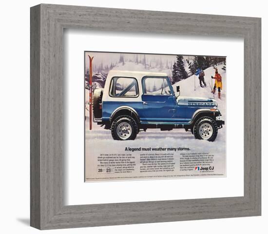 1982 Jeep Renegade - a Legend-null-Framed Art Print