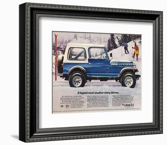 1982 Jeep Renegade - a Legend-null-Framed Art Print