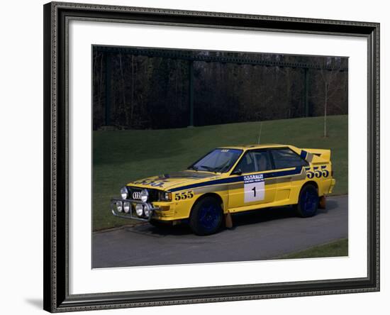 1985 Audi Quattro A2 Car-null-Framed Photographic Print