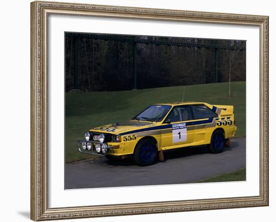 1985 Audi Quattro A2 Car-null-Framed Photographic Print