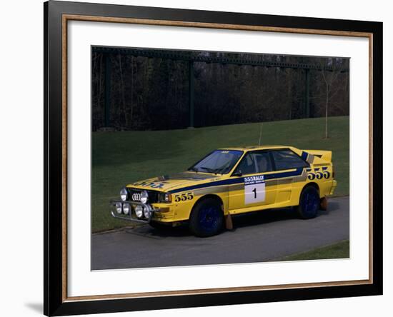 1985 Audi Quattro A2 Car-null-Framed Photographic Print