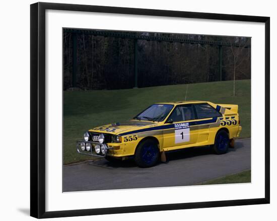 1985 Audi Quattro A2 Car-null-Framed Photographic Print