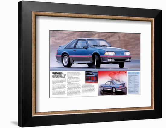 1989 Mustang GT Tradition…-null-Framed Premium Giclee Print