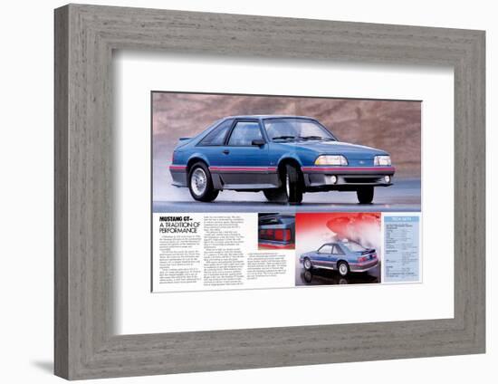 1989 Mustang GT Tradition…-null-Framed Premium Giclee Print