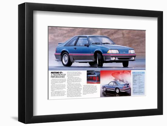 1989 Mustang GT Tradition…-null-Framed Premium Giclee Print