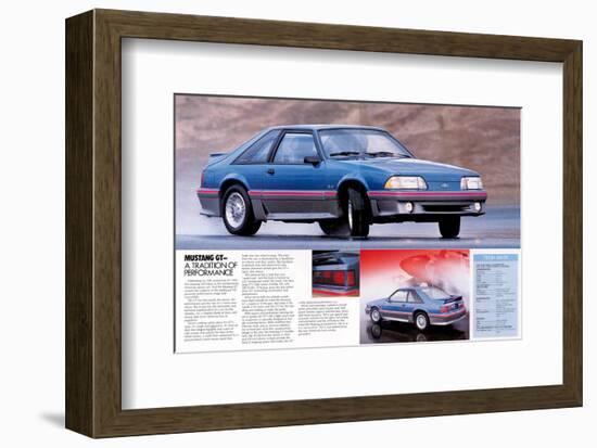 1989 Mustang GT Tradition…-null-Framed Premium Giclee Print