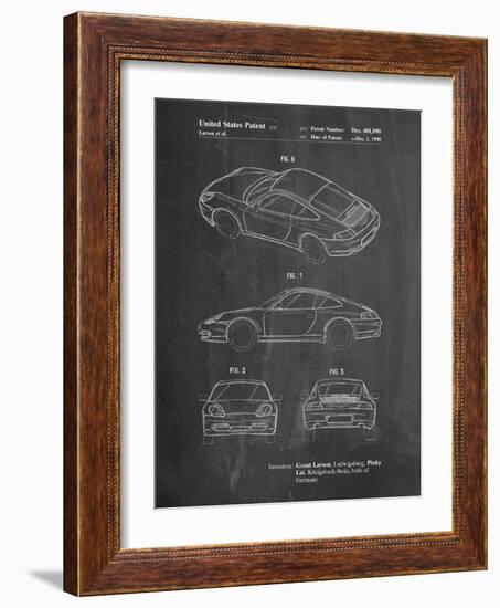 199 Porsche 911 Patent-Cole Borders-Framed Art Print