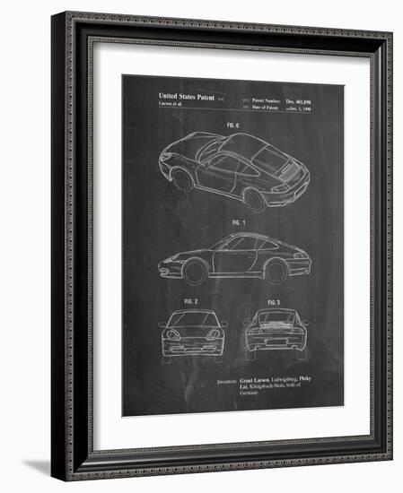 199 Porsche 911 Patent-Cole Borders-Framed Art Print