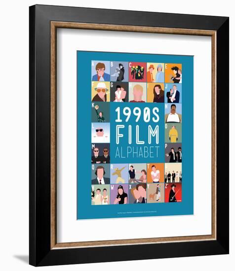 1990s Film Alphabet - A to Z-Stephen Wildish-Framed Giclee Print