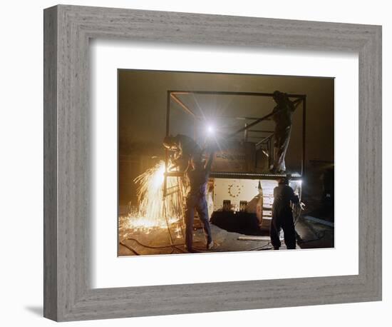 1991 Gulf War Oil Fires-Roberto Borea-Framed Photographic Print