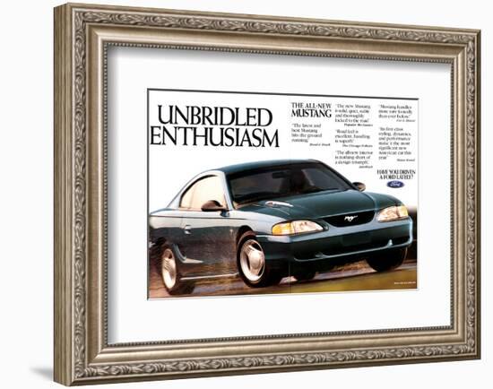 1994 Mustang - Enthusiasm-null-Framed Art Print