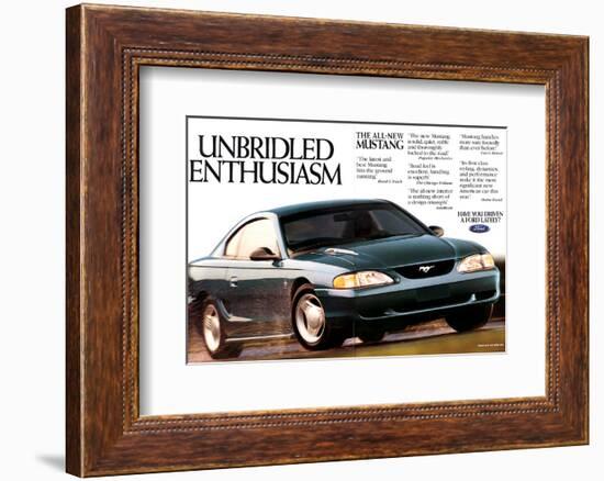 1994 Mustang - Enthusiasm-null-Framed Art Print