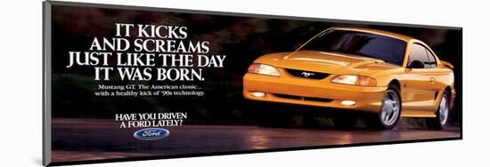 1995 Mustang - Day it Was Born-null-Mounted Art Print