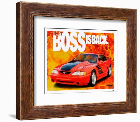 1995 Mustang-The Boss is Back-null-Framed Art Print