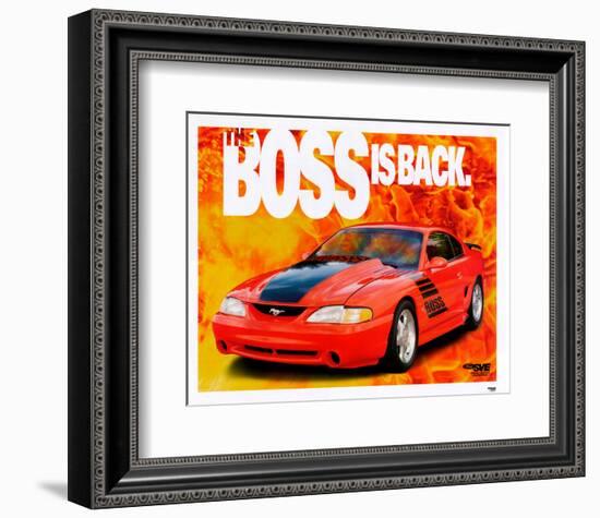 1995 Mustang-The Boss is Back-null-Framed Art Print