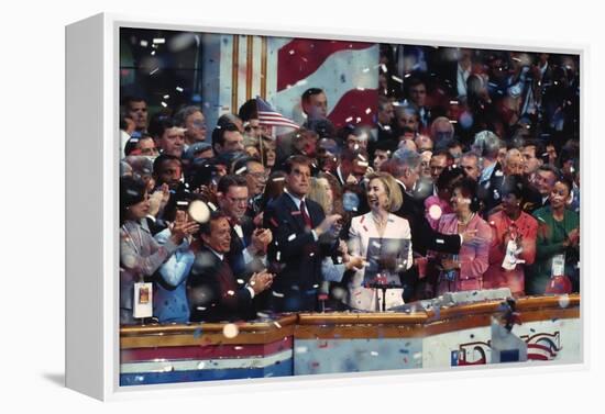 1996 Democratic National Convention in Chicago, Aug. 26-29-null-Framed Stretched Canvas