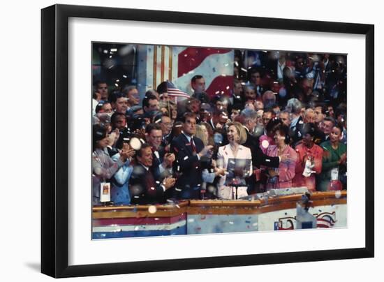 1996 Democratic National Convention in Chicago, Aug. 26-29-null-Framed Premium Photographic Print