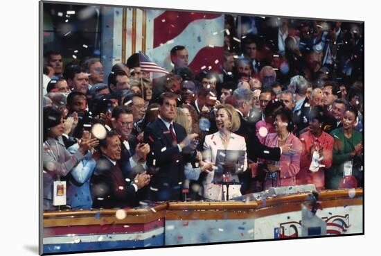 1996 Democratic National Convention in Chicago, Aug. 26-29-null-Mounted Premium Photographic Print