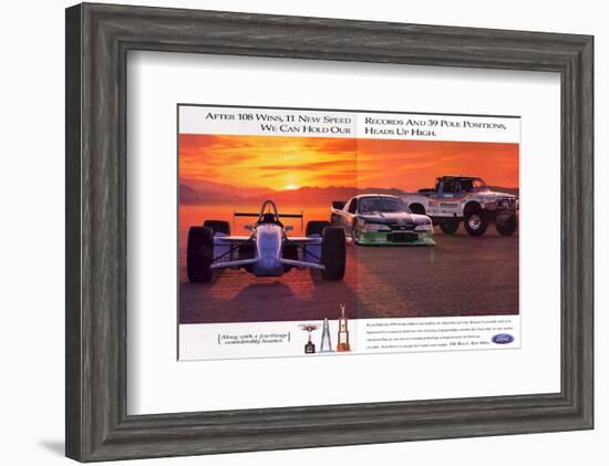 1996 Mustang-After 108 Wins-null-Framed Art Print