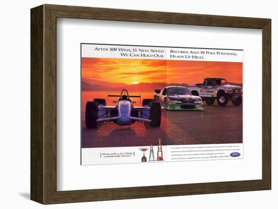 1996 Mustang-After 108 Wins-null-Framed Art Print