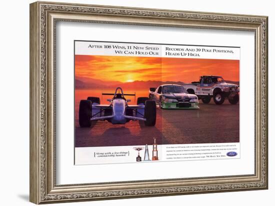 1996 Mustang-After 108 Wins-null-Framed Art Print