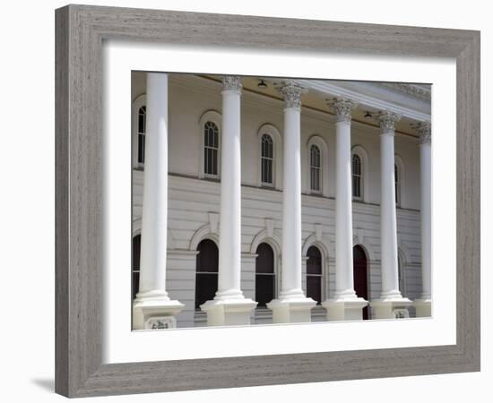 19th Century Colonial Architecture in Launceston, Tasmania, Australia-Julian Love-Framed Photographic Print