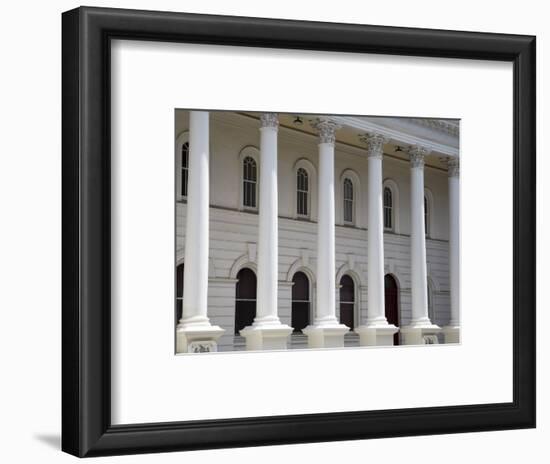 19th Century Colonial Architecture in Launceston, Tasmania, Australia-Julian Love-Framed Photographic Print