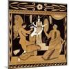 19th Century Greek Vase Illustration of Cassandra with Apollo and Minerva-Stapleton Collection-Mounted Giclee Print