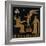 19th Century Greek Vase Illustration of Eros with Two Courtesans-Stapleton Collection-Framed Giclee Print