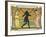 19th-Century Illustration of a Man Dancing Between Two Women-Bettmann-Framed Photographic Print