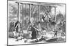 19th-Century Illustration of a Playground in Central Park-null-Mounted Giclee Print