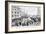 19Th-Century Lithograph of Boston Tea Party-Philip Gendreau-Framed Giclee Print